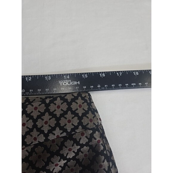 Talbots Signature Cropped Pants‎ Women's Size 6P Petite Brown Medallion Geo - Picture 5 of 9